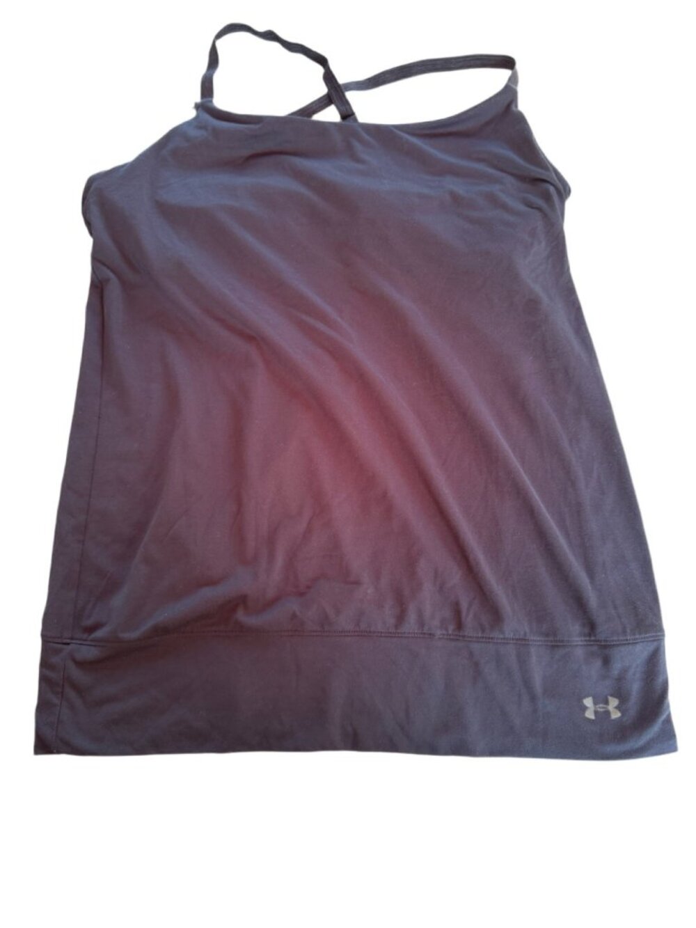 Under Armour Black Women's athletic Tank Top crisscross straps